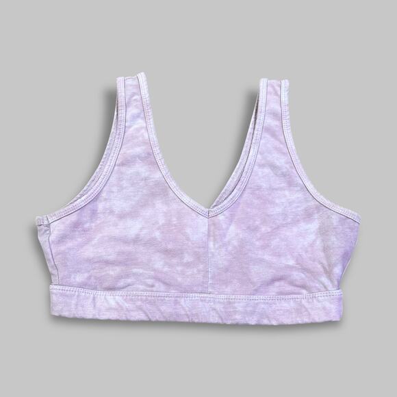Old Navy Active Go-Dry Lavender Tie-Dye Sports Bra - Size M - Picture 1 of 3